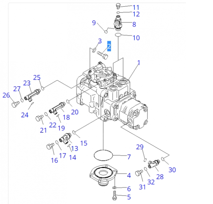 pompa idraulica pc35mr-2