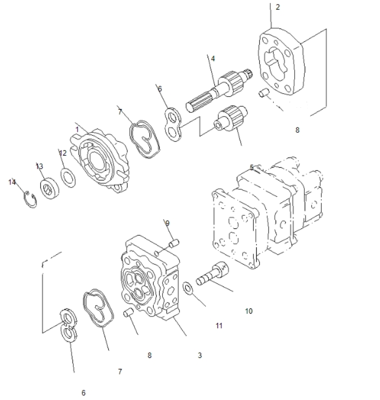 pc50mr-2 hydraulic pump