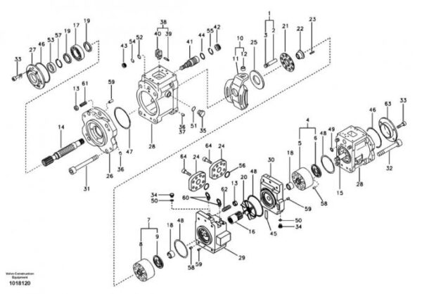 Hydraulische Pumpe